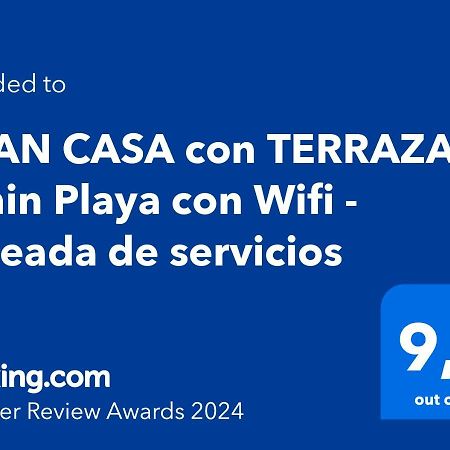 Gran Casa Con Terraza A 3 Min Playa Con Wifi - Rodeada De Servicios Roquetas de Mar Exterior foto
